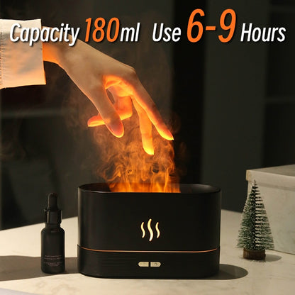 LED Flame Lamp Aroma Diffuser and Humidifier