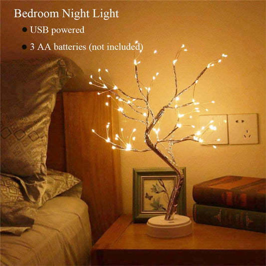 Mini Christmas Tree/Fairy Light with LED Night Light