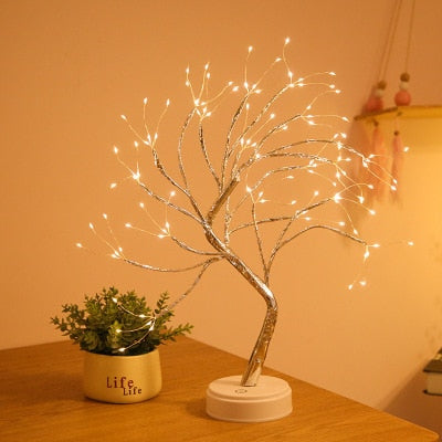 Mini Christmas Tree/Fairy Light with LED Night Light